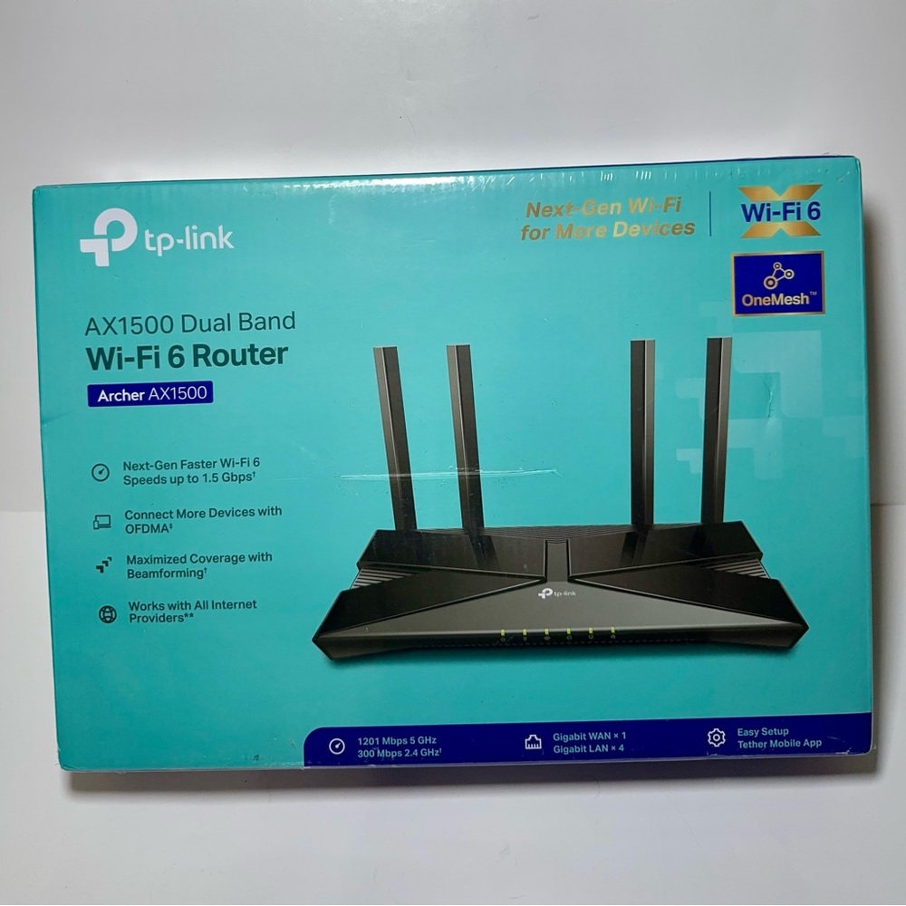 TP-Link Archer AX1500 Black Wi-Fi 6 Router - Picture 2 of 6